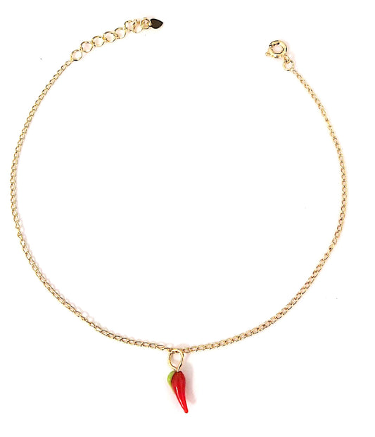 58009 18K Gold Layered Anklet 25cm/10in