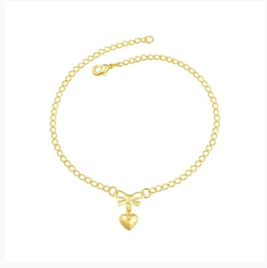 58011 18K Gold Layered Anklet