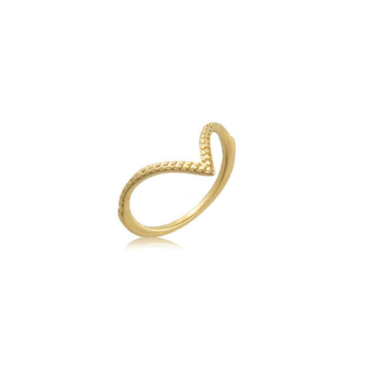 66057 18K Gold Layered Women's Ring