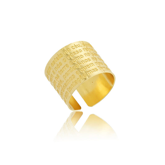 66059 - "Our Father Prayer" Ring Adjustable