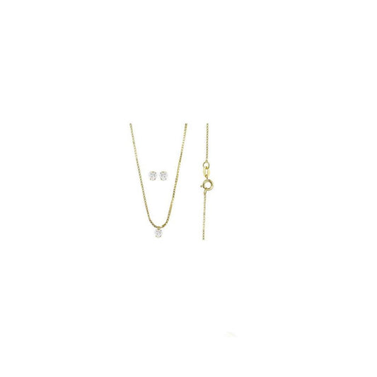 71570 18K Gold Layered CZ Set