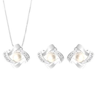 71732P Pearl 925 Silver Set