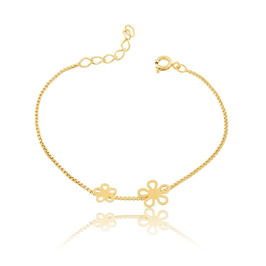 86052 18K Gold Layered Bracelet 14cm/5.6in