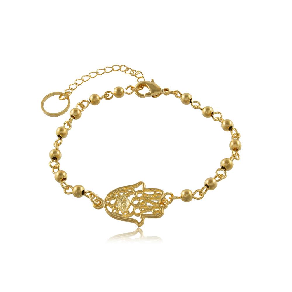 86107 18K Gold Layered Bracelet 18cm/7in