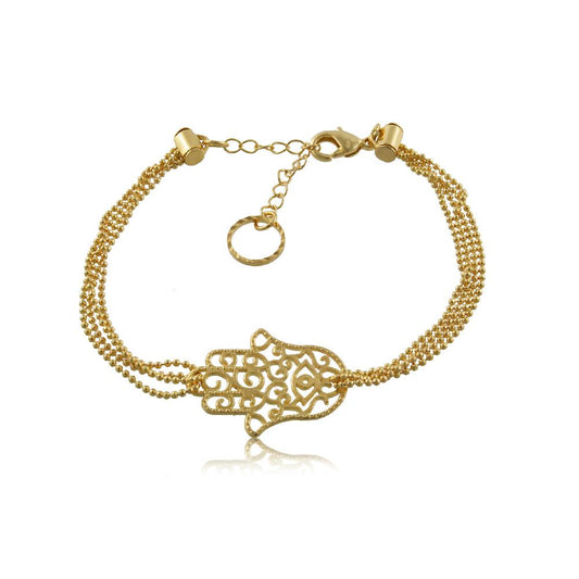 86109 18K Gold Layered Bracelet 18cm/7in