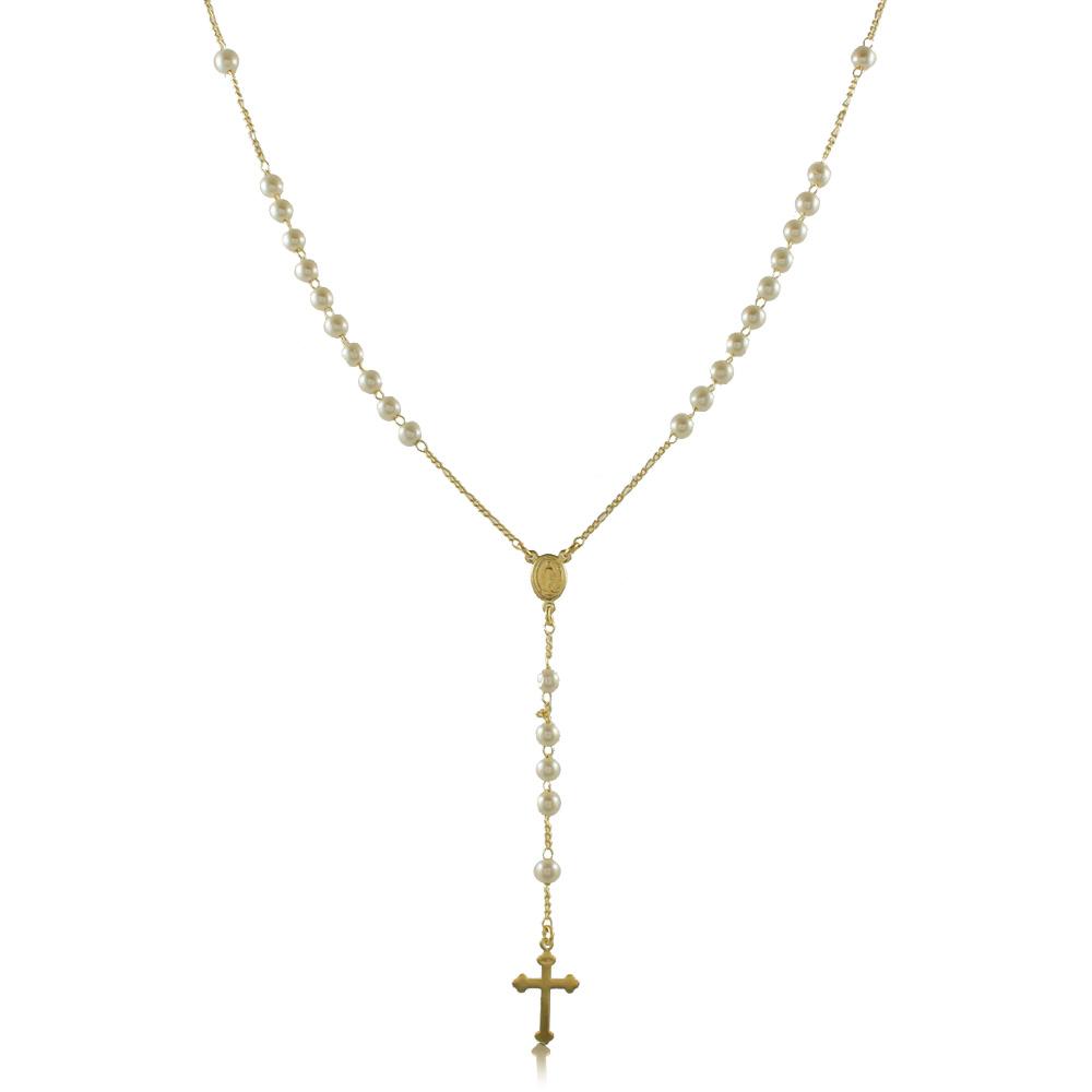92009 18K Gold Layered -Rosary 50cm/20in