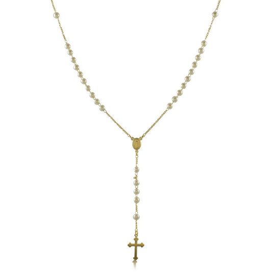 92009 18K Gold Layered -Rosary 50cm/20in