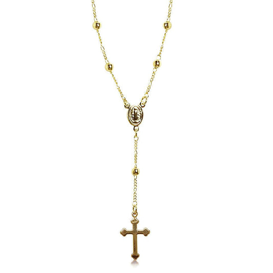 92010 18K Gold Layered -Rosary 20cm/8in