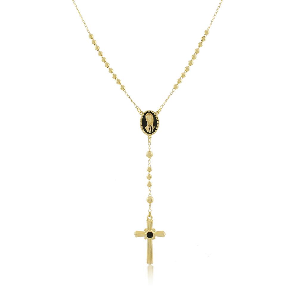 96002 18K Gold Layered Rosary 45cm/18in or 70cm/28in